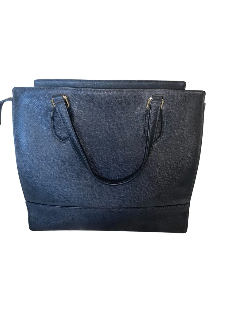 Kate Spade New York Laurel Way Hadlee bag black Saffiano leather gold hardware